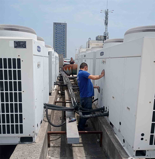 龙井中央空调制热和不制冷系统维修方法